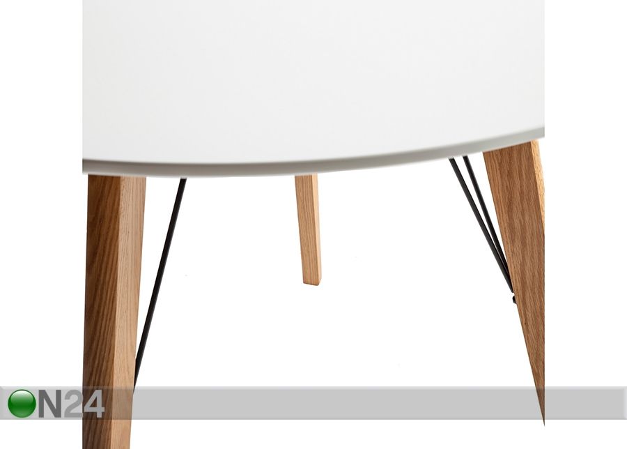 Обеденный стол Helena White Ø 100 см увеличить