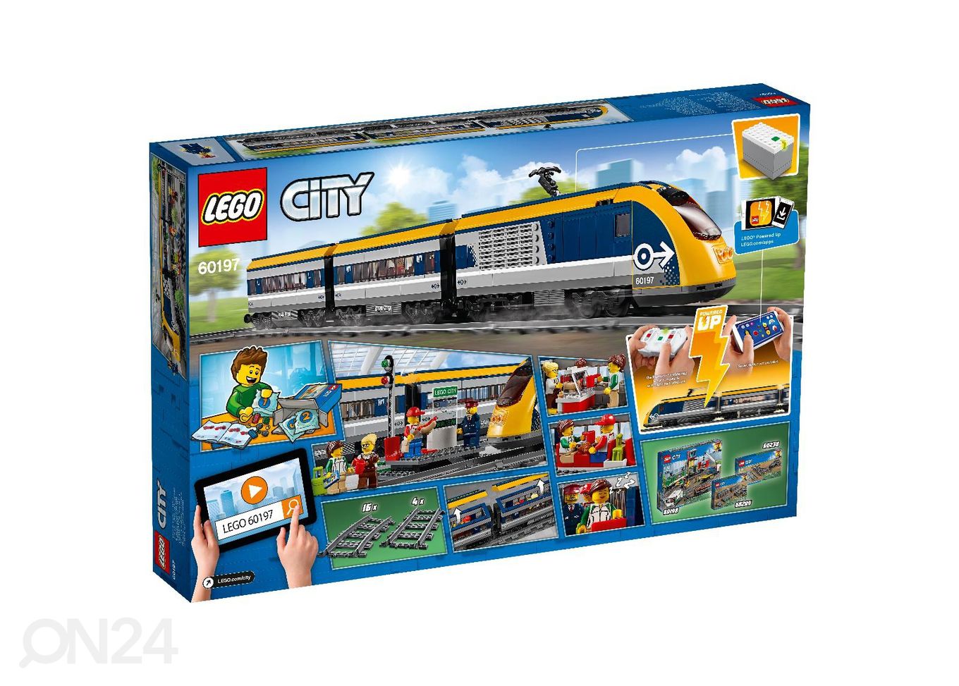Пассажирский поезд LEGO City увеличить