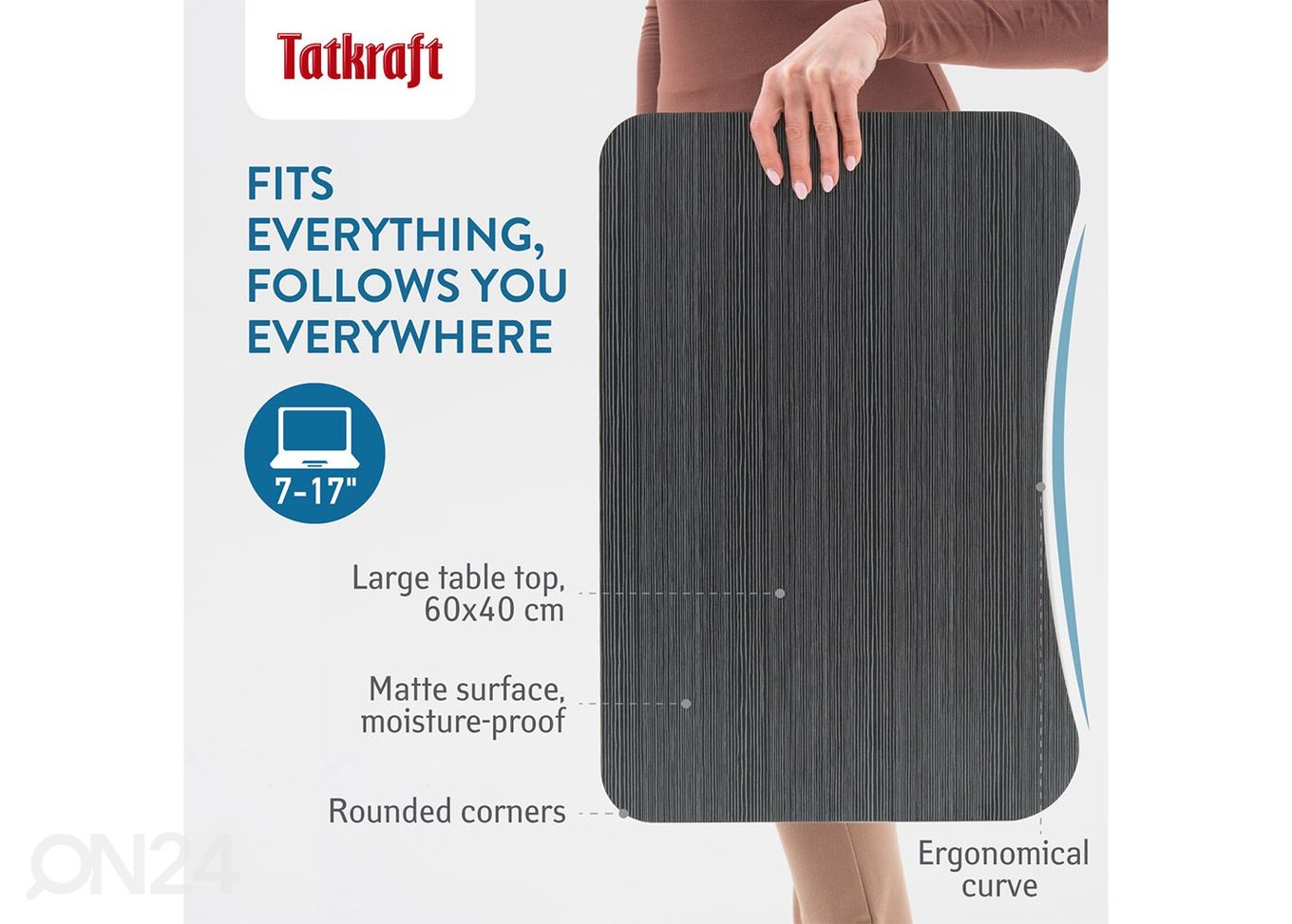 Подставка для ноутбука/ сервировочный столик Tatkraft Olafi увеличить
