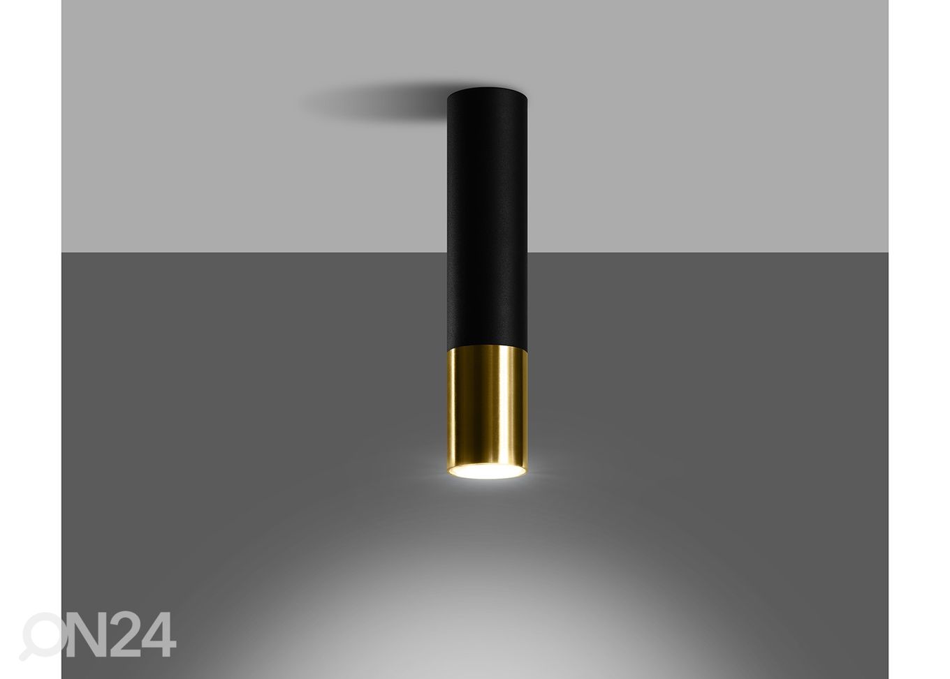 Потолочный светильник Loopez, чёрный/золотистый увеличить