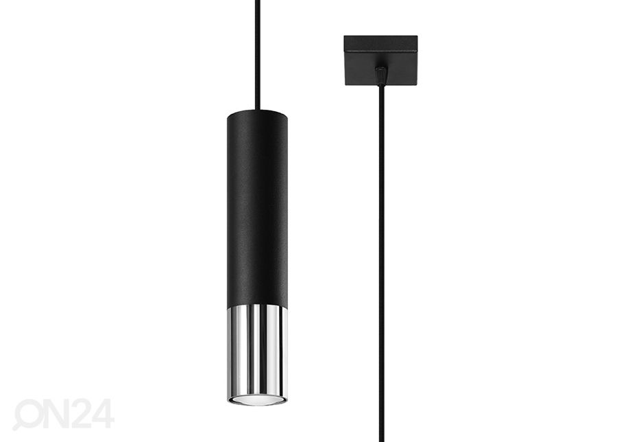Потолочный светильник Loopez 1, чёрный/хром увеличить