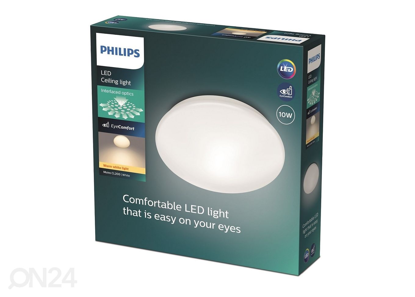 Потолочный светильник Philips Moire 10 Вт 2700K увеличить