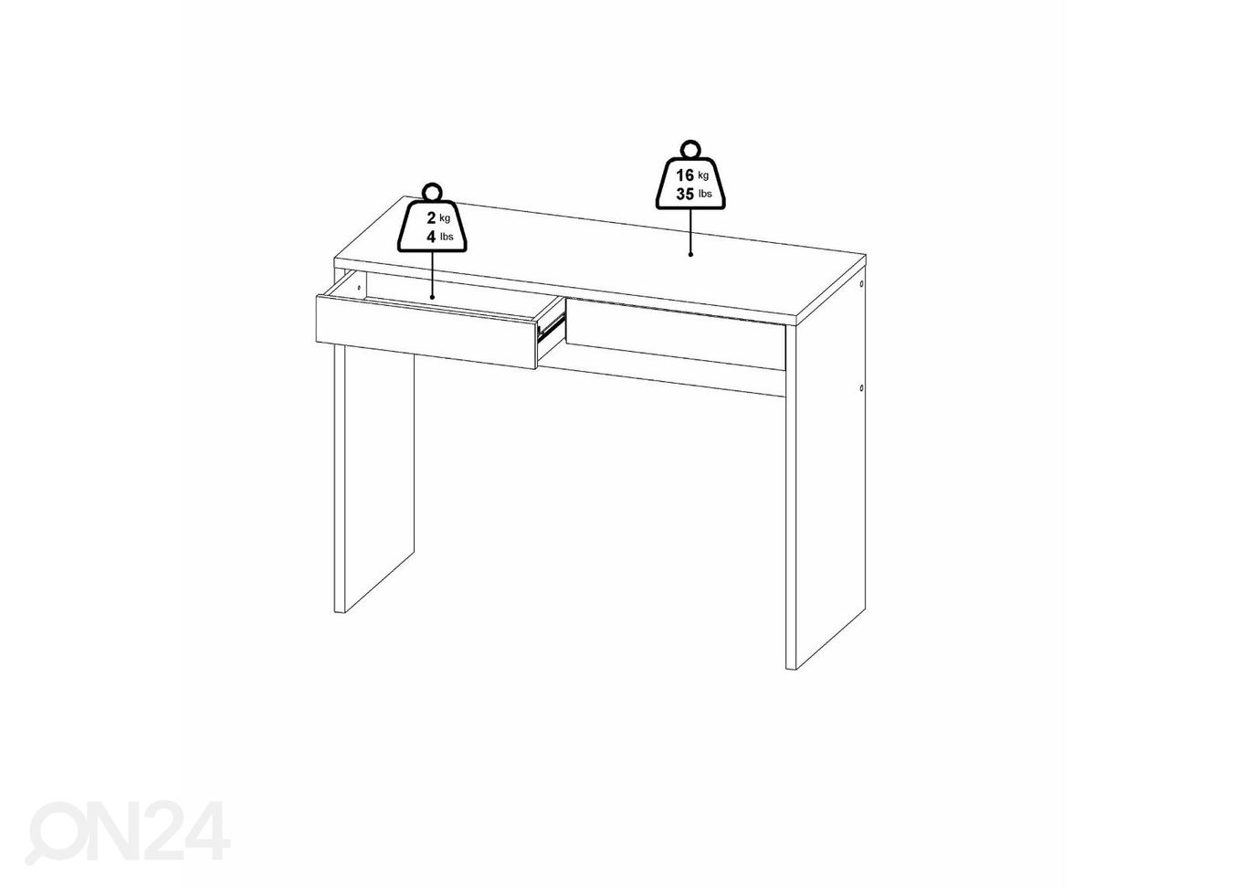 Рабочий стол Function 110 cm увеличить