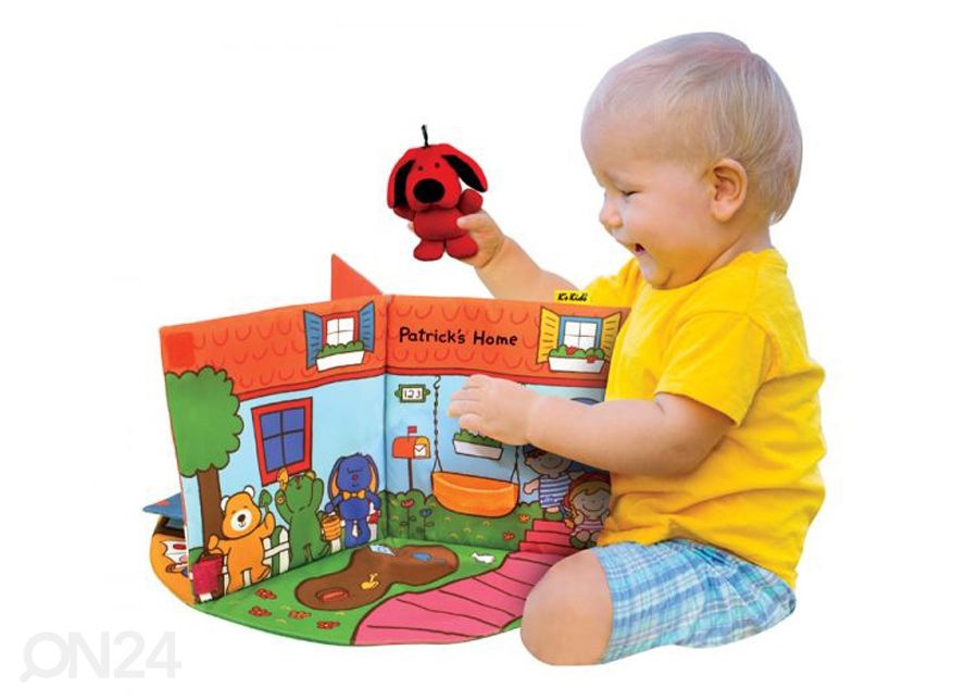 Развивающая 3D-книжка с игрушкой "В гостях у Патрика" увеличить