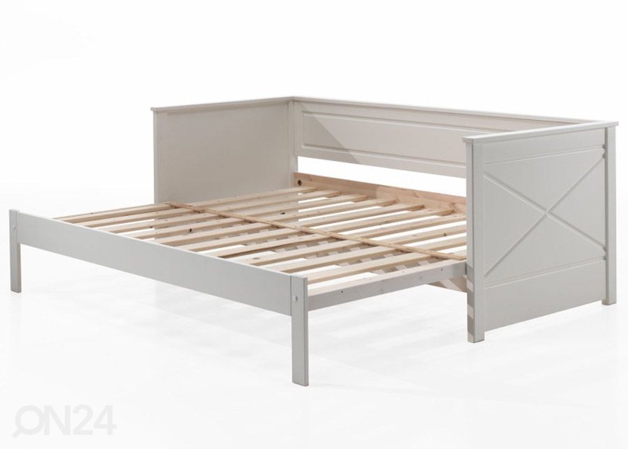 Раздвижная кровать Pino 90/180x200 cm, белый увеличить
