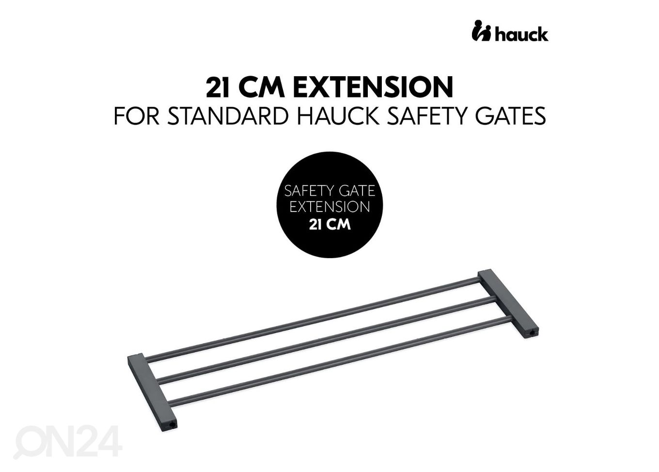 Расширение калитки безопасности 21 cm Hauck Select тёмно-серый увеличить