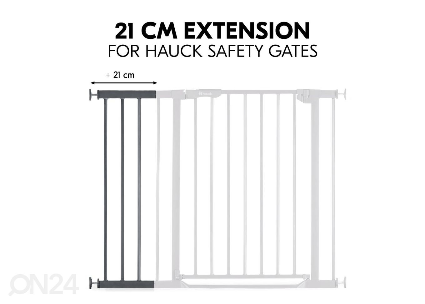 Расширение калитки безопасности 21 cm Hauck Select тёмно-серый увеличить