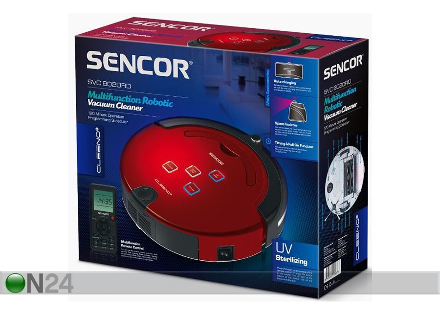 Роботизированный пылесос Sencor SVC9031RD увеличить