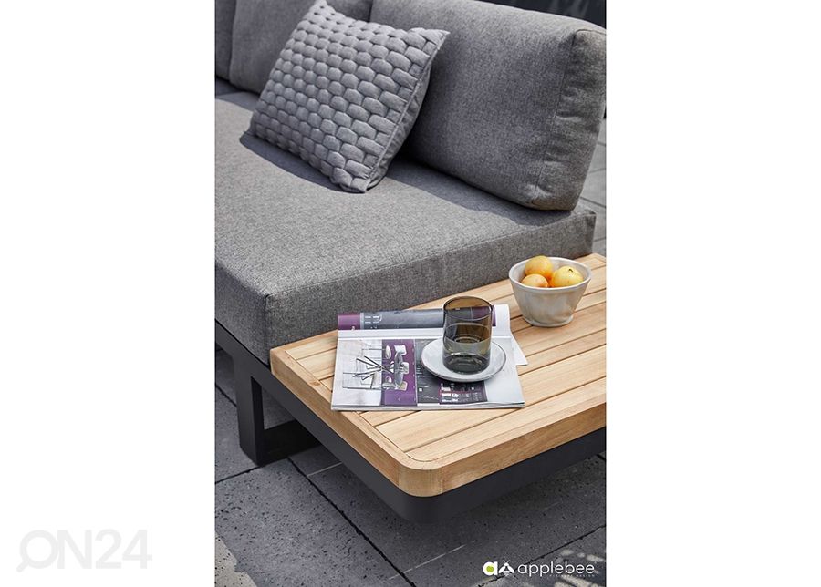 Садовый диван со столиком Mura, левосторонний увеличить