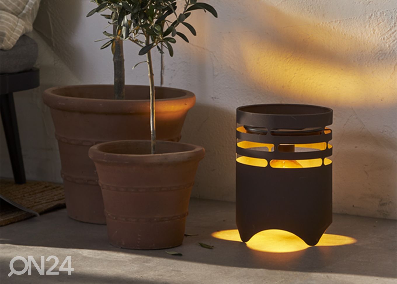 Садовый светильник с солнечной панелью Marron 25 cm, коричневый увеличить