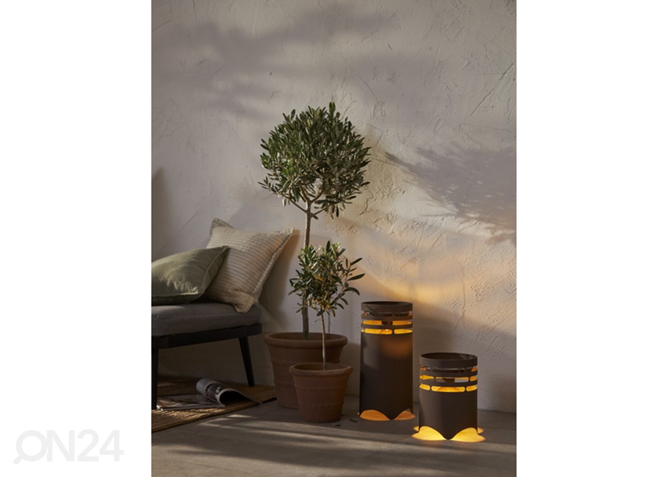 Садовый светильник с солнечной панелью Marron 25 cm, коричневый увеличить