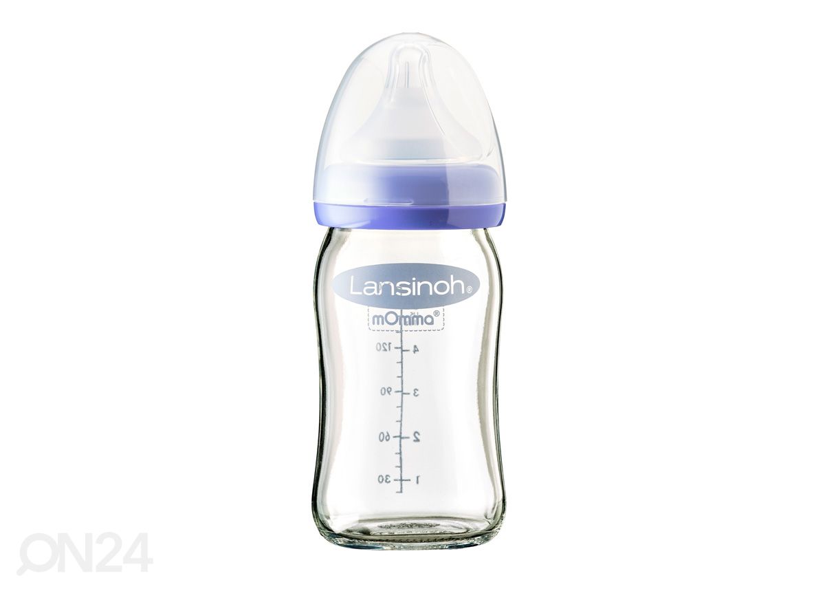 Стеклянная бутылочка для кормления Lansinoh® 160 мл увеличить