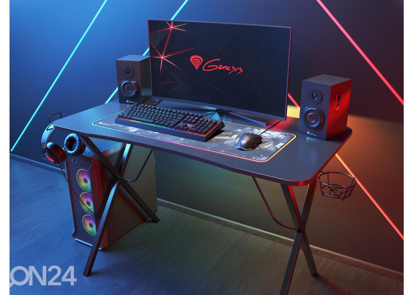 Стол для геймеров Genesis Holm 200 RGB увеличить