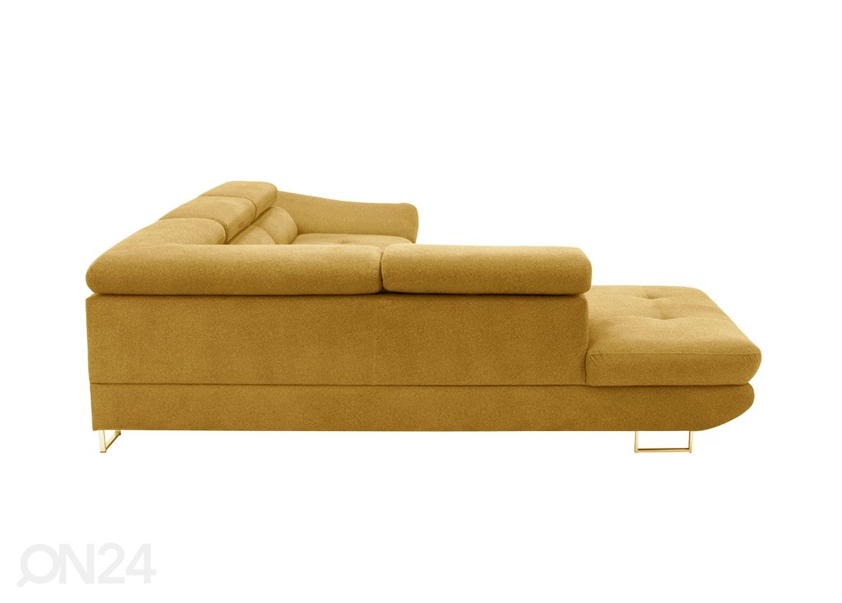 Угловой диван-кровать с ящиком, левосторонний увеличить