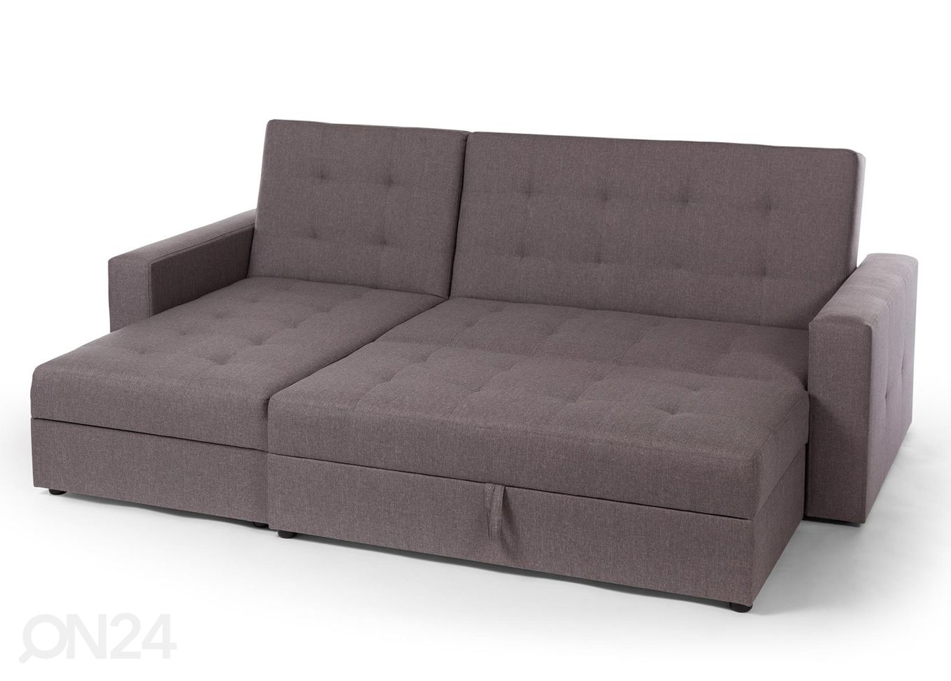 Угловой диван-кровать с ящиком + пуф с ящиком Denver увеличить