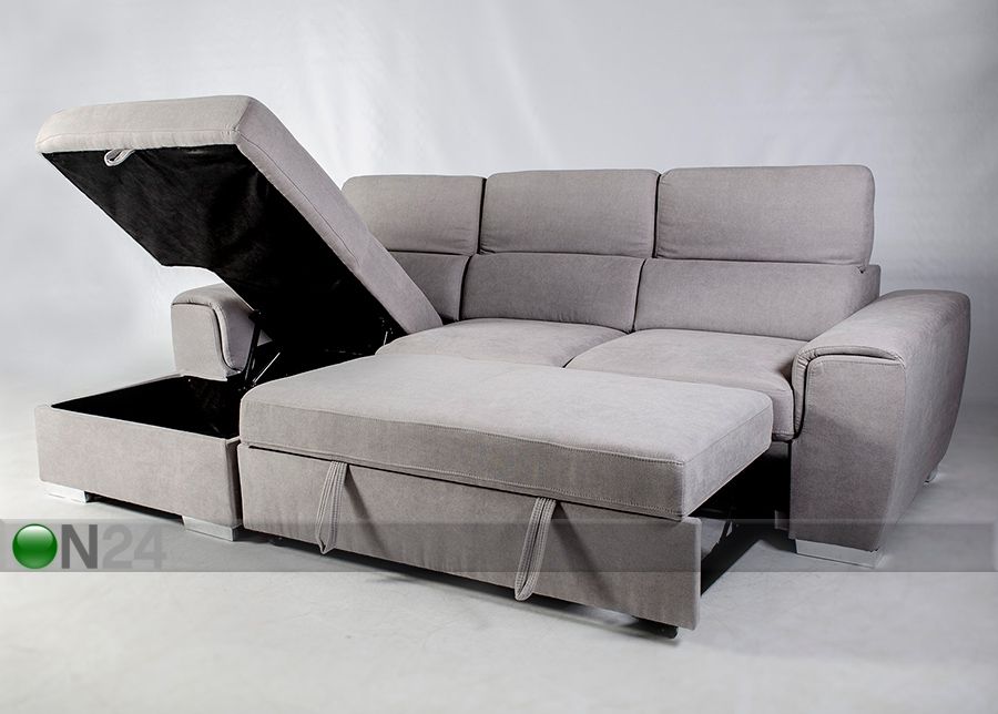 Угловой диван-кровать с ящиком Elba, левый угол увеличить