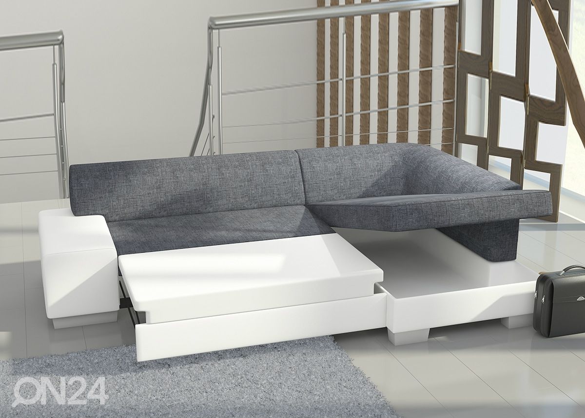 Угловой диван-кровать с ящиком Ontario увеличить