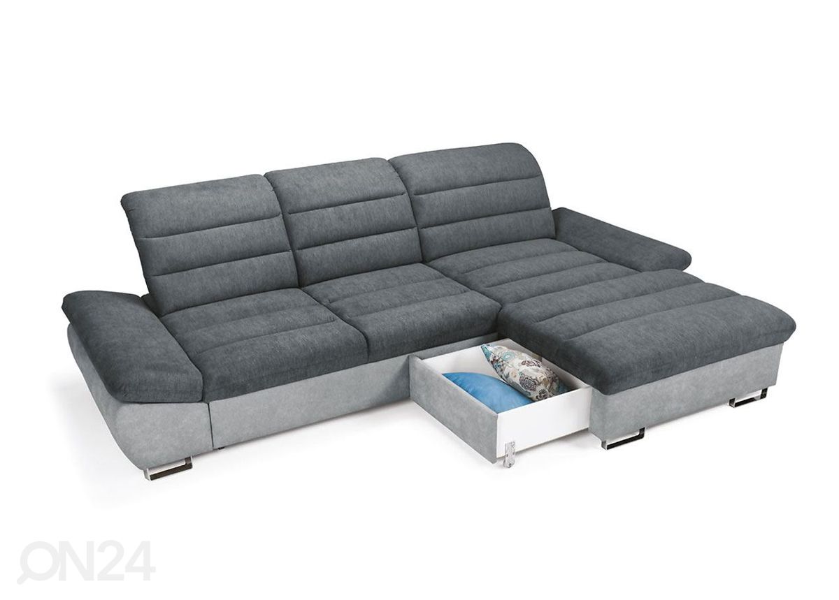 Угловой диван-кровать с ящиком Roma увеличить