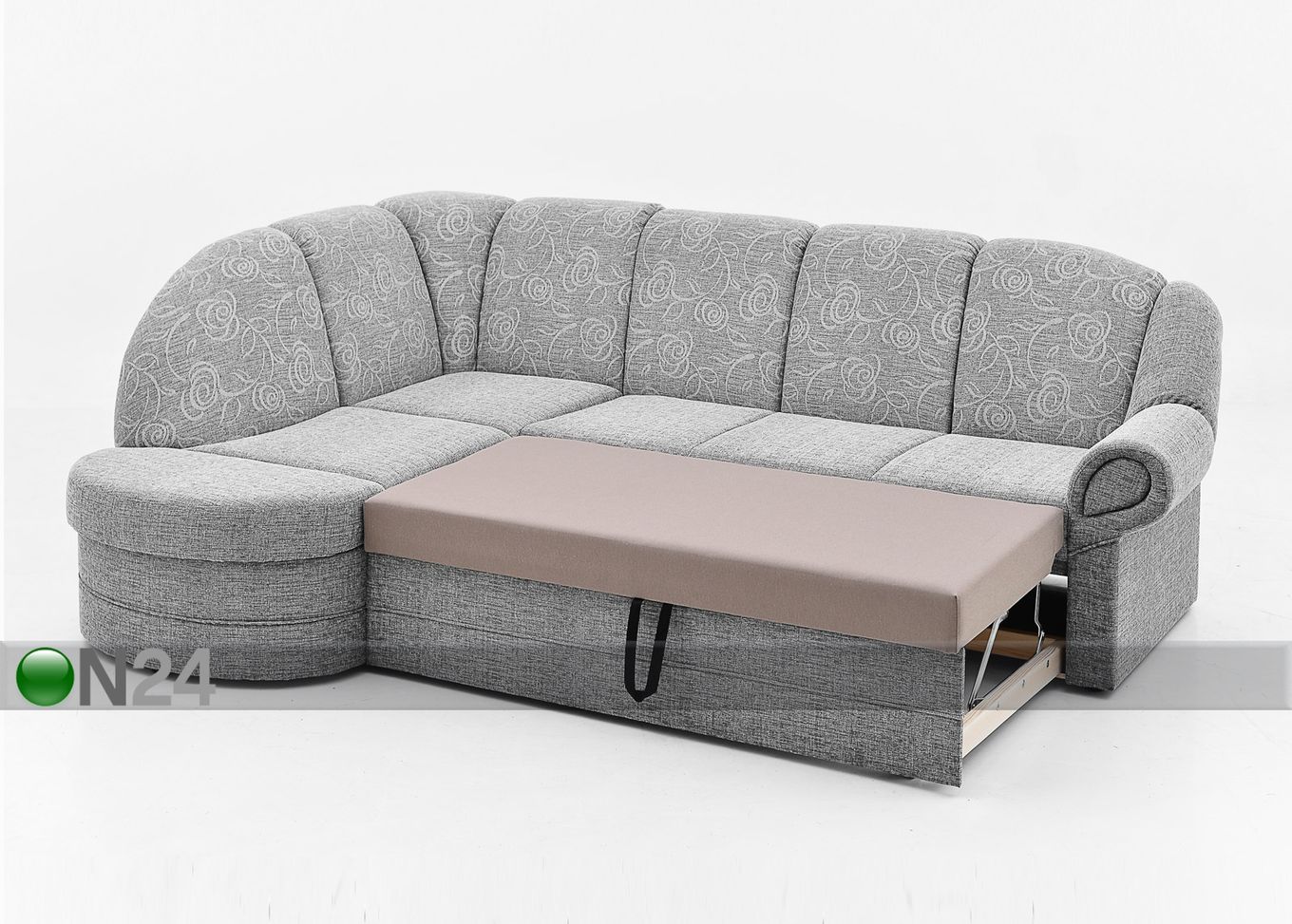 Угловой диван-кровать с ящиком Stella увеличить