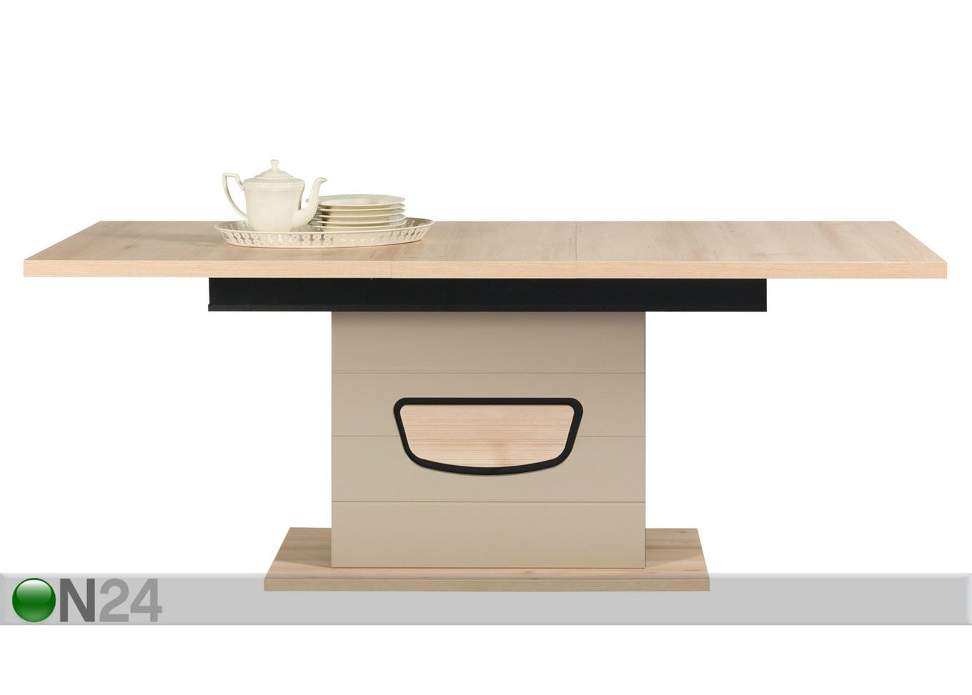 Удлиняемый обеденный стол 90x160-200 cm увеличить