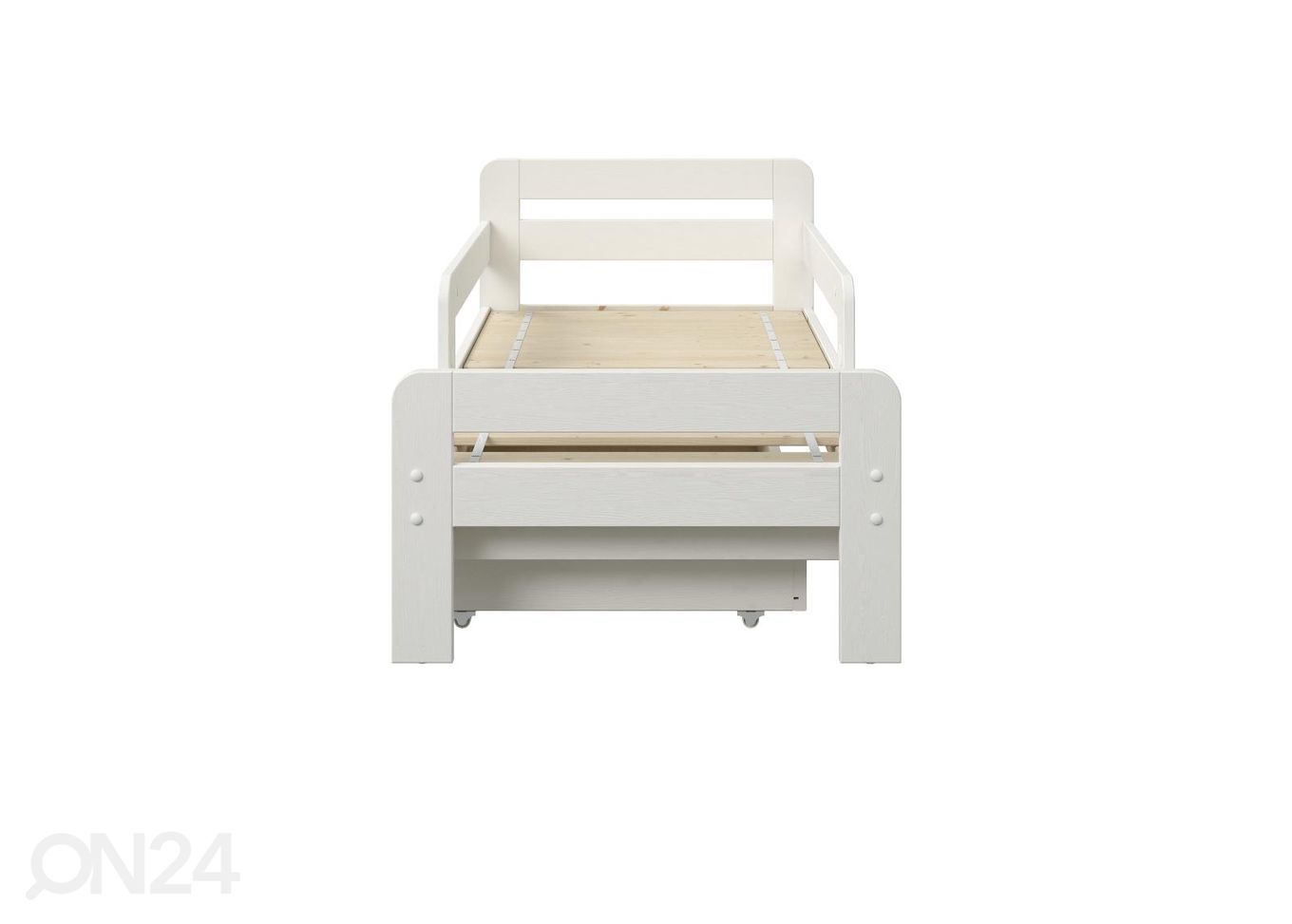Удлиняющаяся кровать Nora 70x120+50 cm с ящиком увеличить
