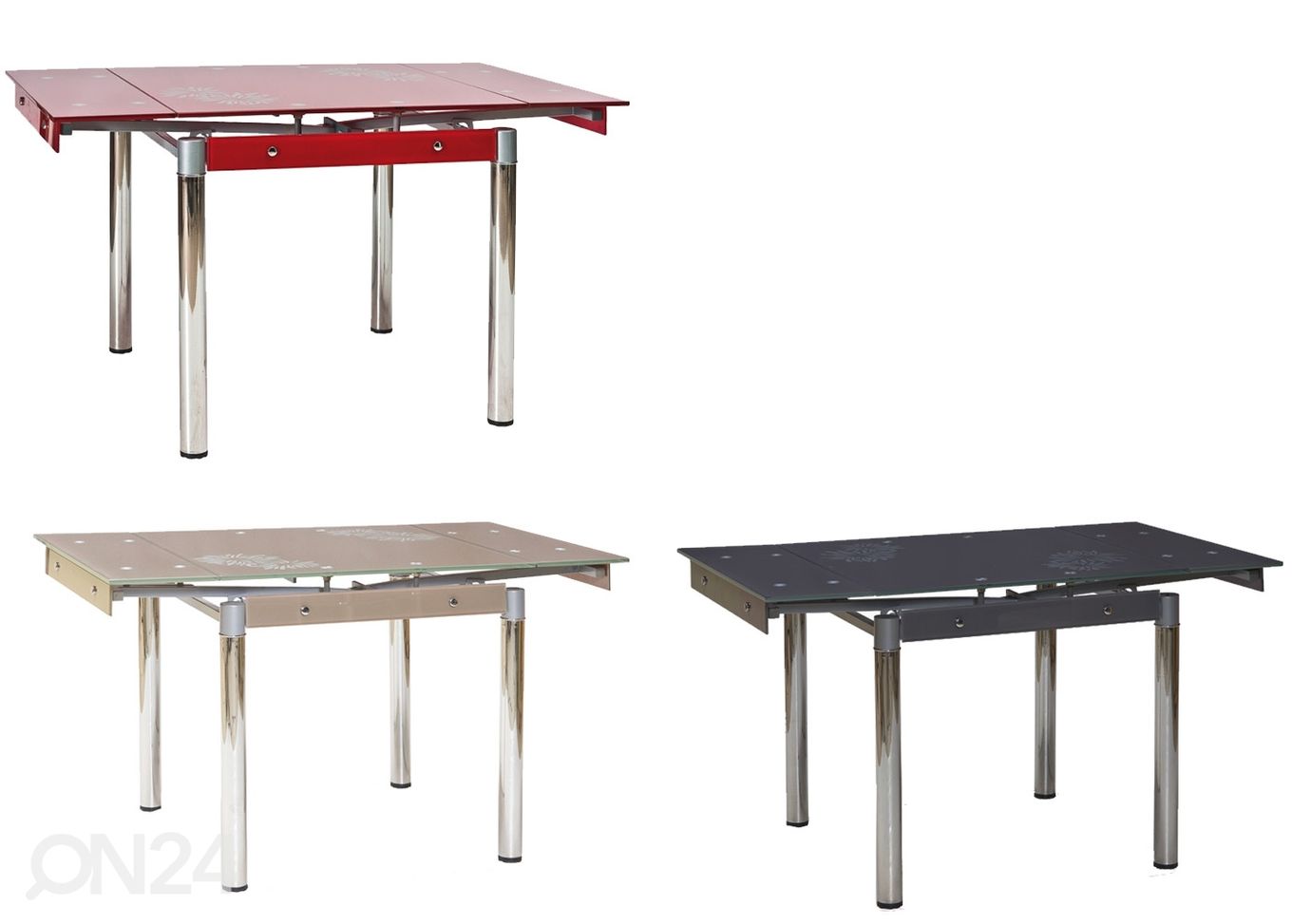 Удлиняющийся обеденный стол 80x80-131 cm увеличить