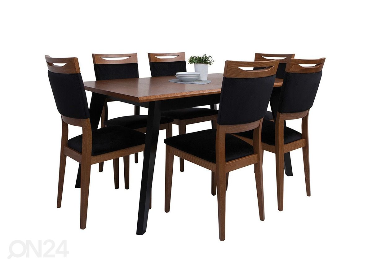 Удлиняющийся обеденный стол 90x150-200 cm увеличить