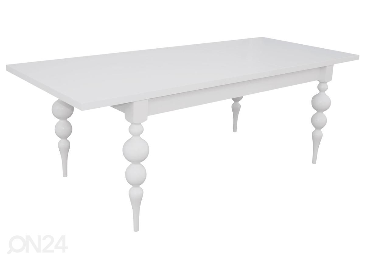 Удлиняющийся обеденный стол 90x160-215 cm + 6 стульев увеличить