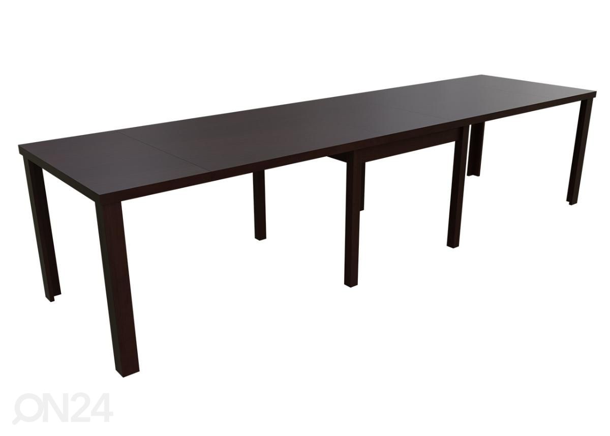 Удлиняющийся обеденный стол 90x90-330 cm + 4 стула увеличить