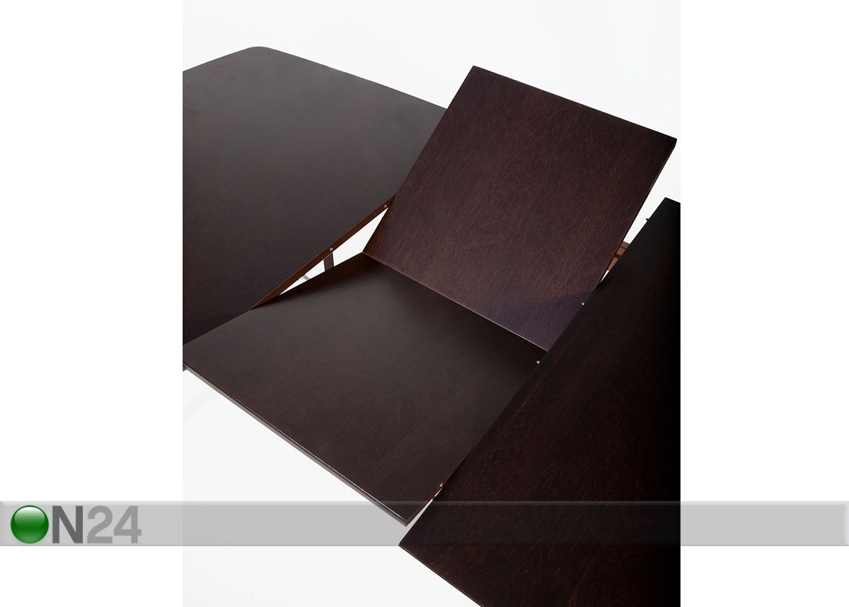 Удлиняющийся обеденный стол Bari 90x150-194 cm, венге увеличить