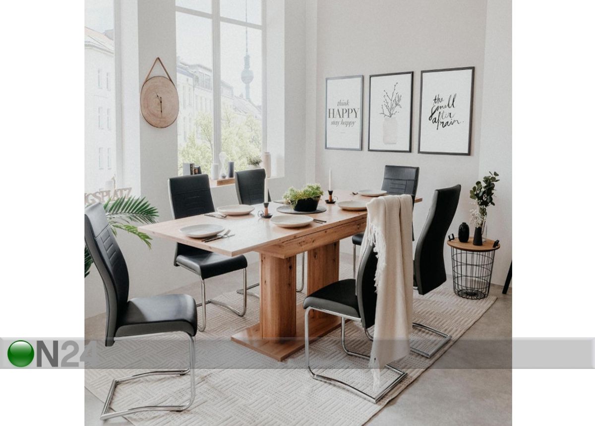 Удлиняющийся обеденный стол Heidelberg 140/220x90 cm увеличить