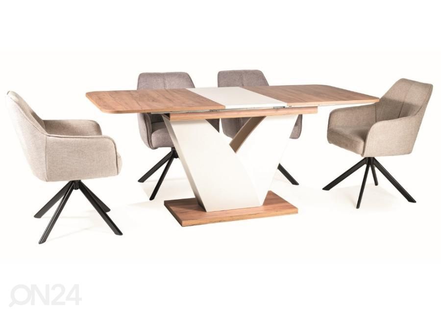 Удлиняющийся обеденный стол Vitharr 140-180x80 cm увеличить