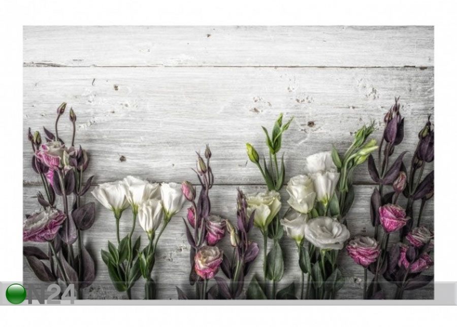 Флизелиновые фотообои Tulip Rose Shabby wood look увеличить