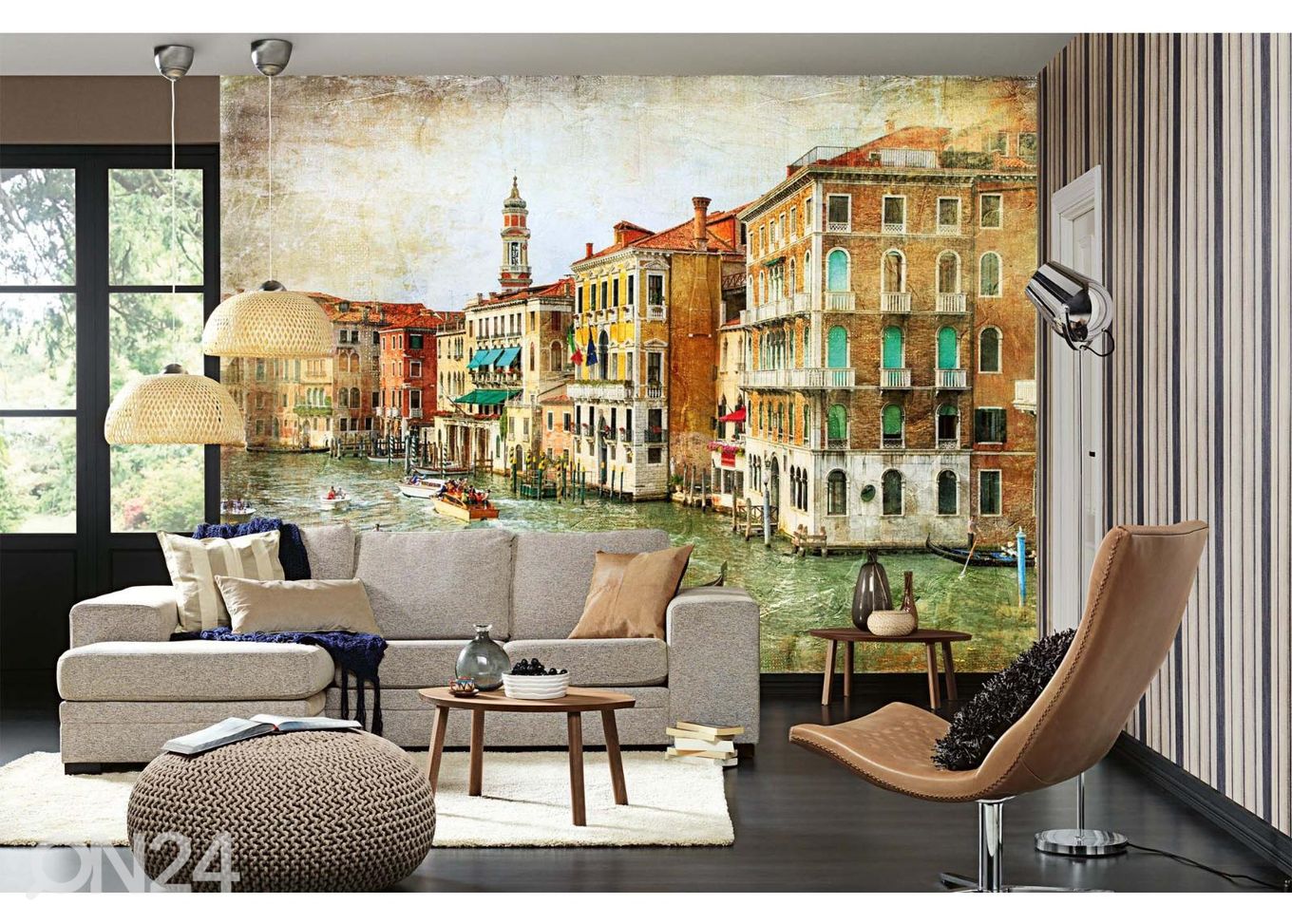 Флизелиновые фотообои Vintage Romantic Venice увеличить