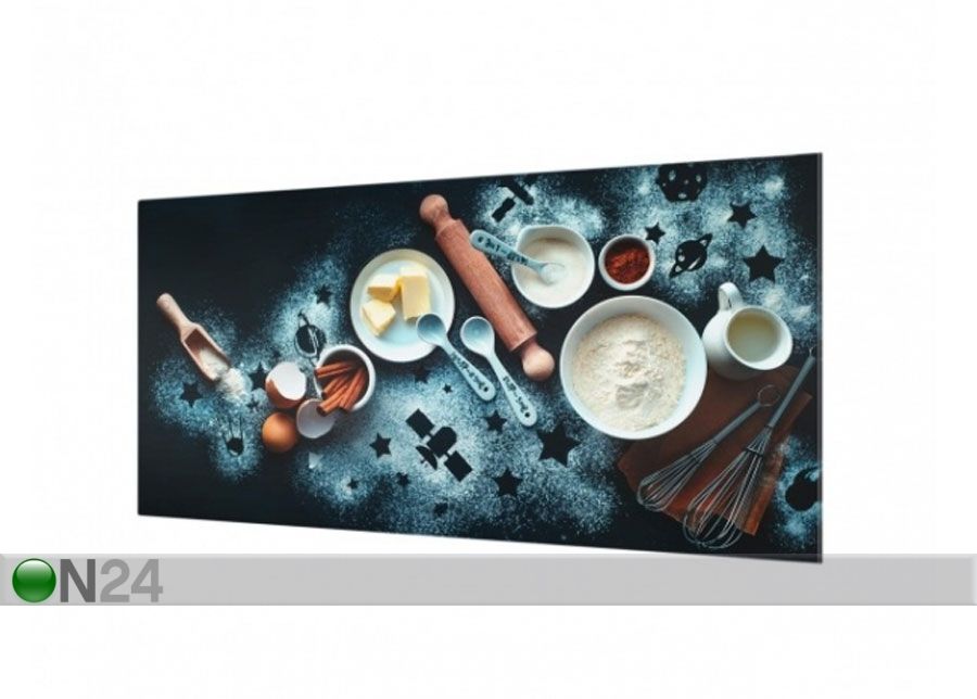Фотостекло для кухонного фартука Baking For Stargazers 59x120 cm увеличить