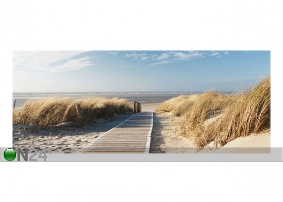 Фотостекло для кухонного фартука Baltic Sea Beach, 50x125 см увеличить