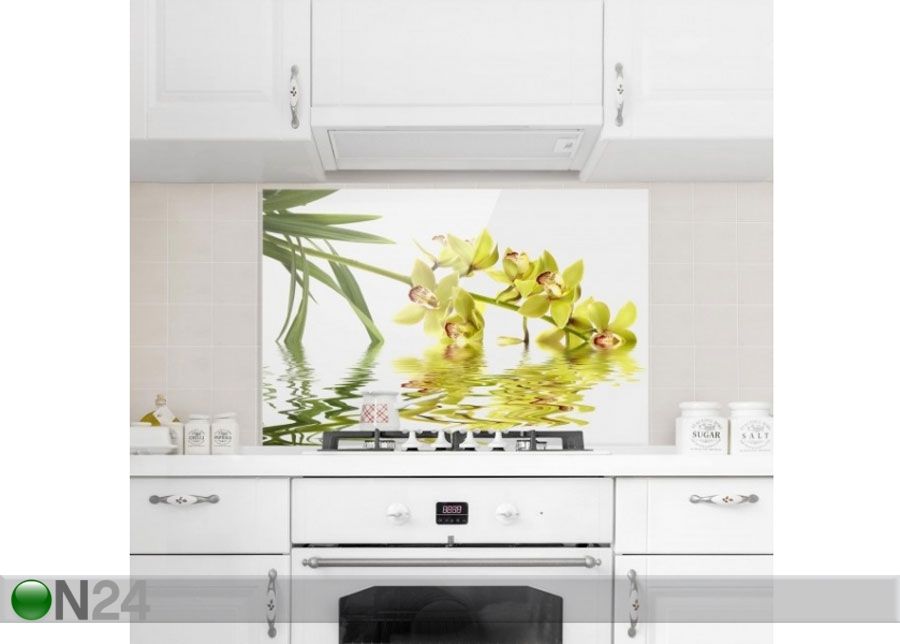 Фотостекло для кухонного фартука Elegant Orchid Waters 59x80 cm увеличить