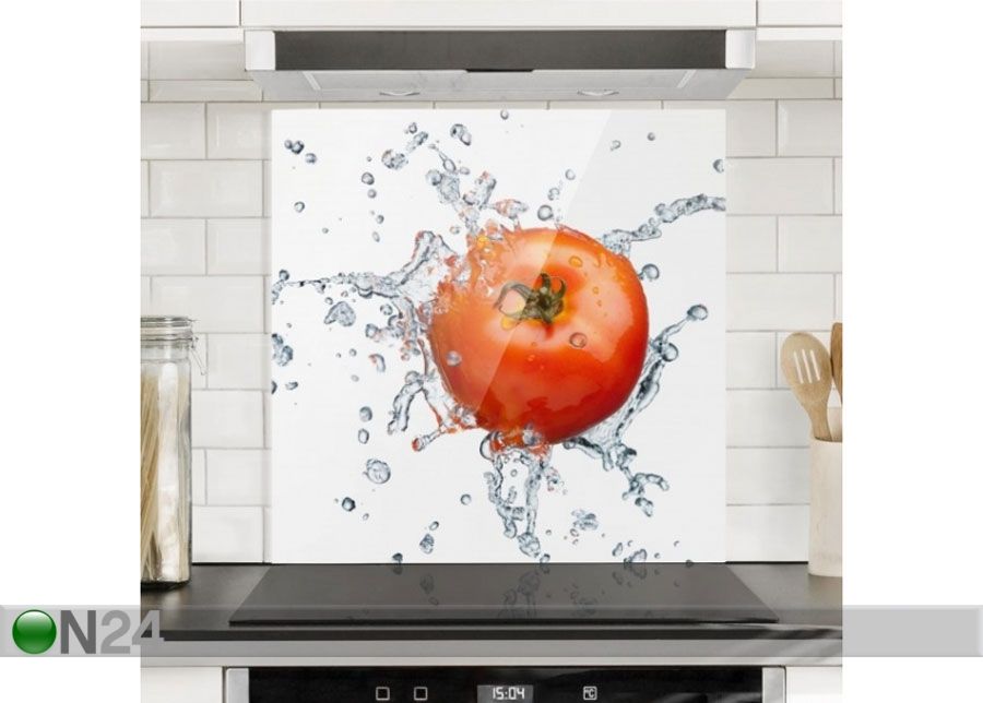 Фотостекло для кухонного фартука Fresh Tomato 59x60 cm увеличить