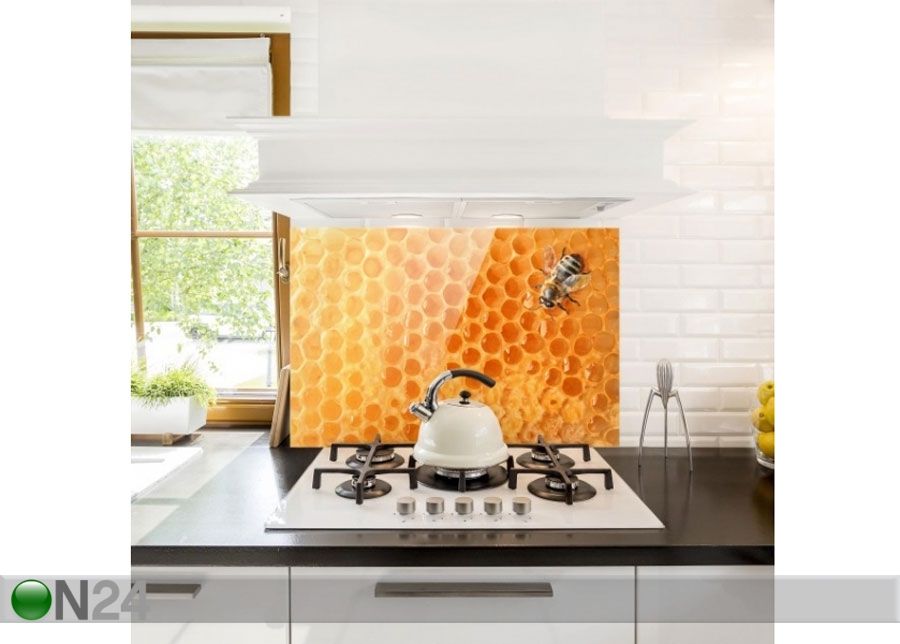 Фотостекло для кухонного фартука Honey Bee 40x60 cm увеличить
