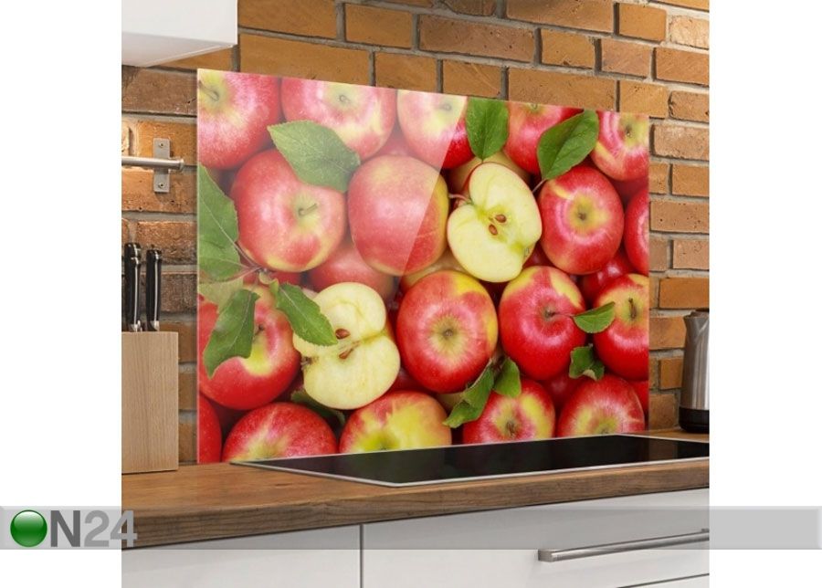 Фотостекло для кухонного фартука Juicy Apples 40x60 cm увеличить