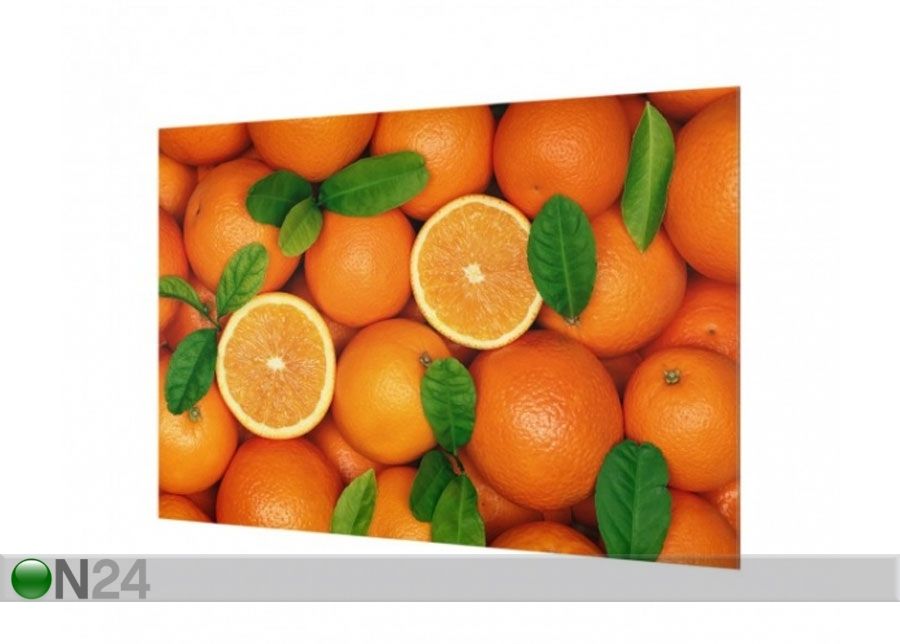 Фотостекло для кухонного фартука Juicy Oranges 40x80 cm увеличить