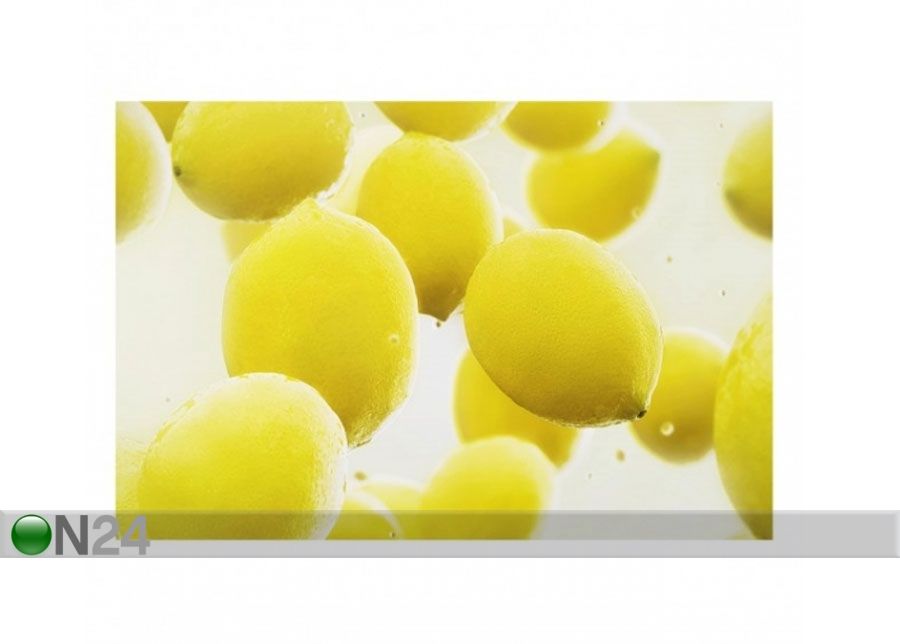 Фотостекло для кухонного фартука Lemon In The Water, 40x100 cm увеличить
