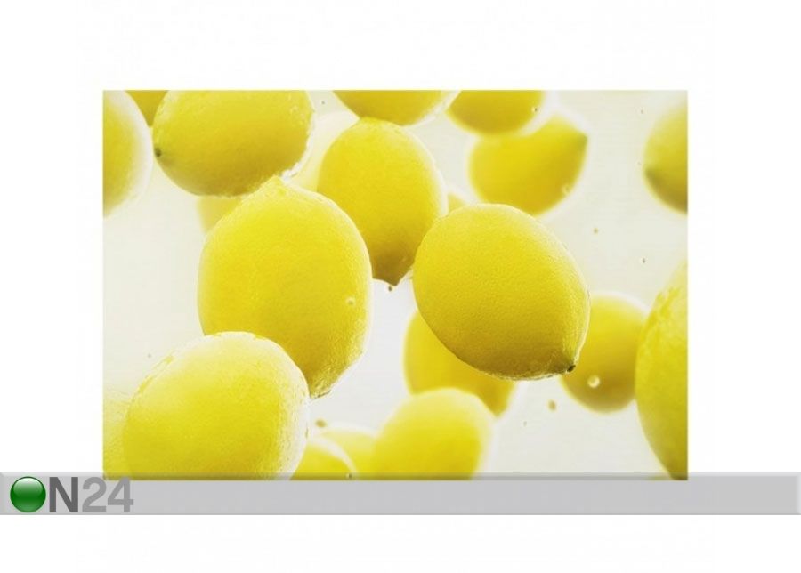 Фотостекло для кухонного фартука Lemon In The Water 59x120 cm увеличить