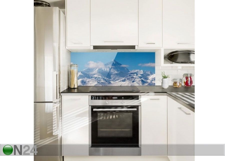 Фотостекло для кухонного фартука Mount Everest 40x100 cm увеличить