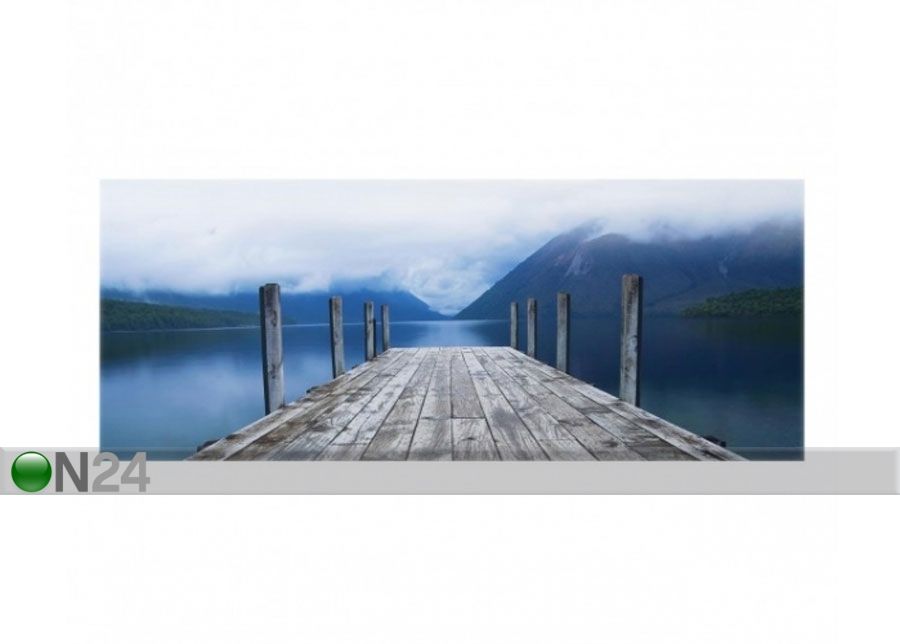 Фотостекло для кухонного фартука Nelson Lakes National Park New Zealand 40x100 cm увеличить