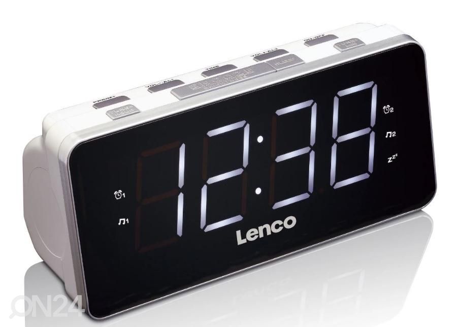 Часы-радио Lenco, белые увеличить