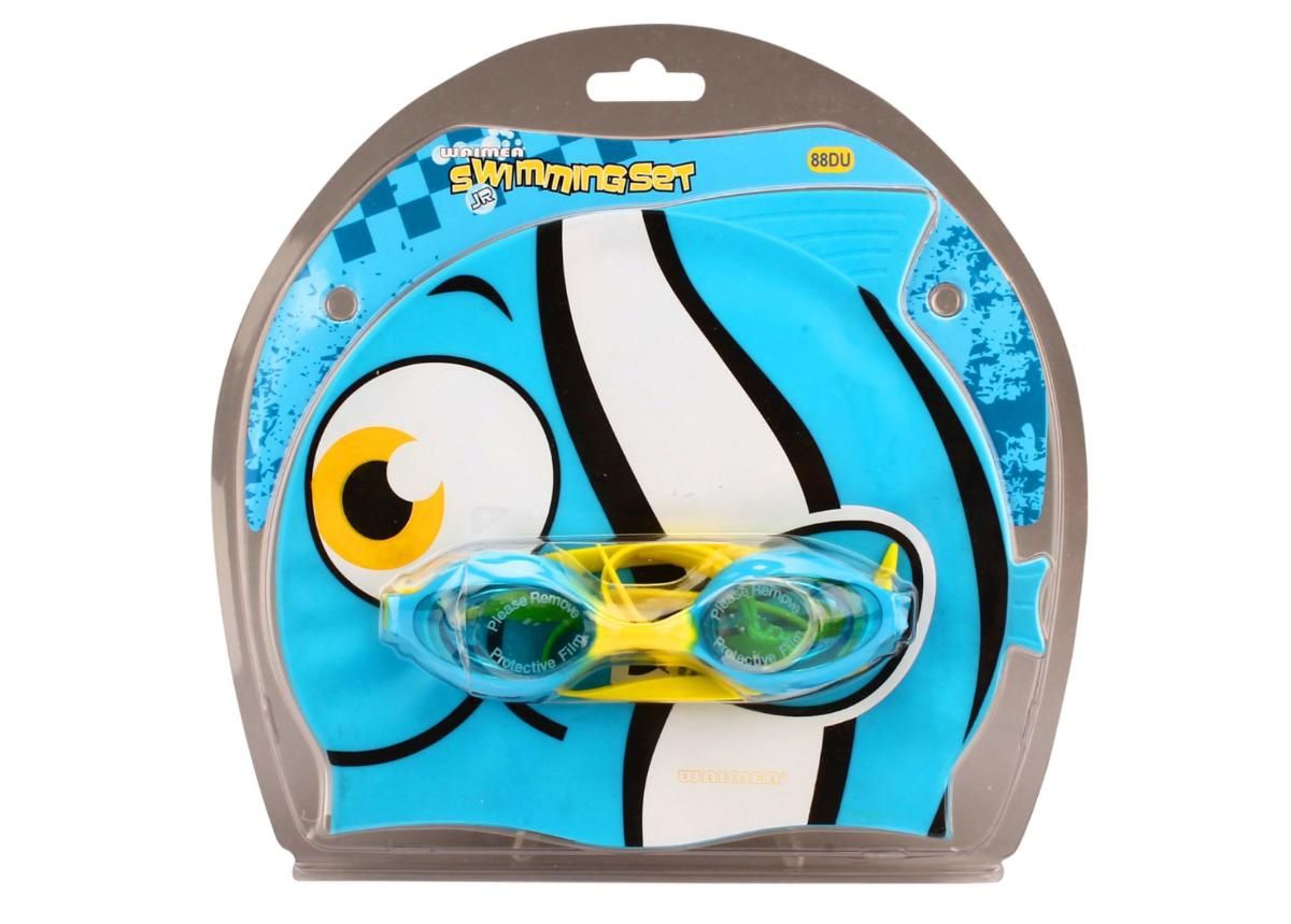 Шапочка для плавания с очками Waimea увеличить