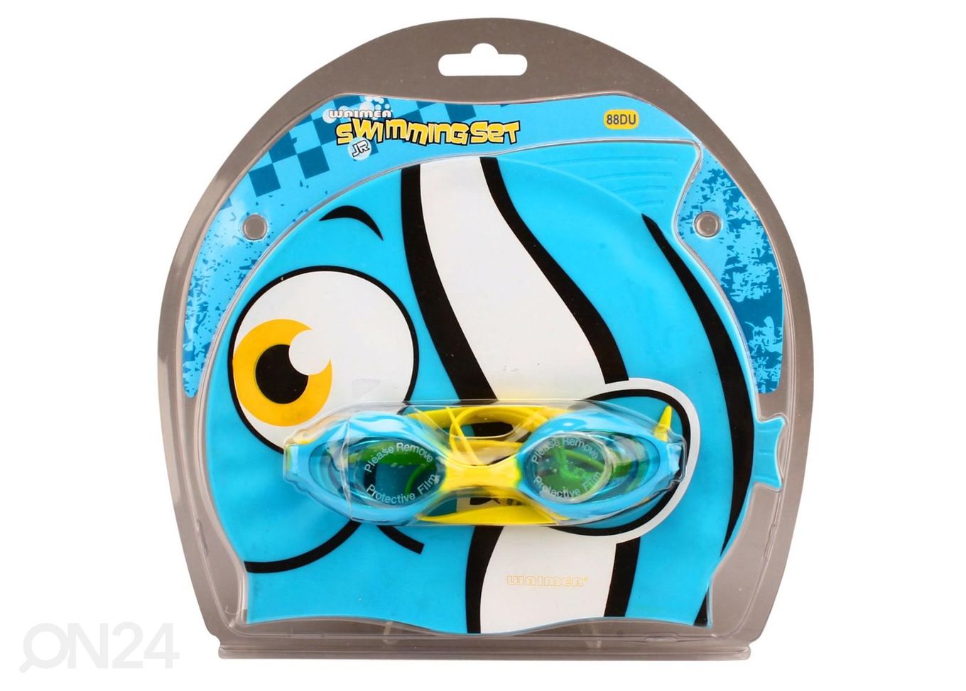 Шапочка для плавания с очками Waimea увеличить
