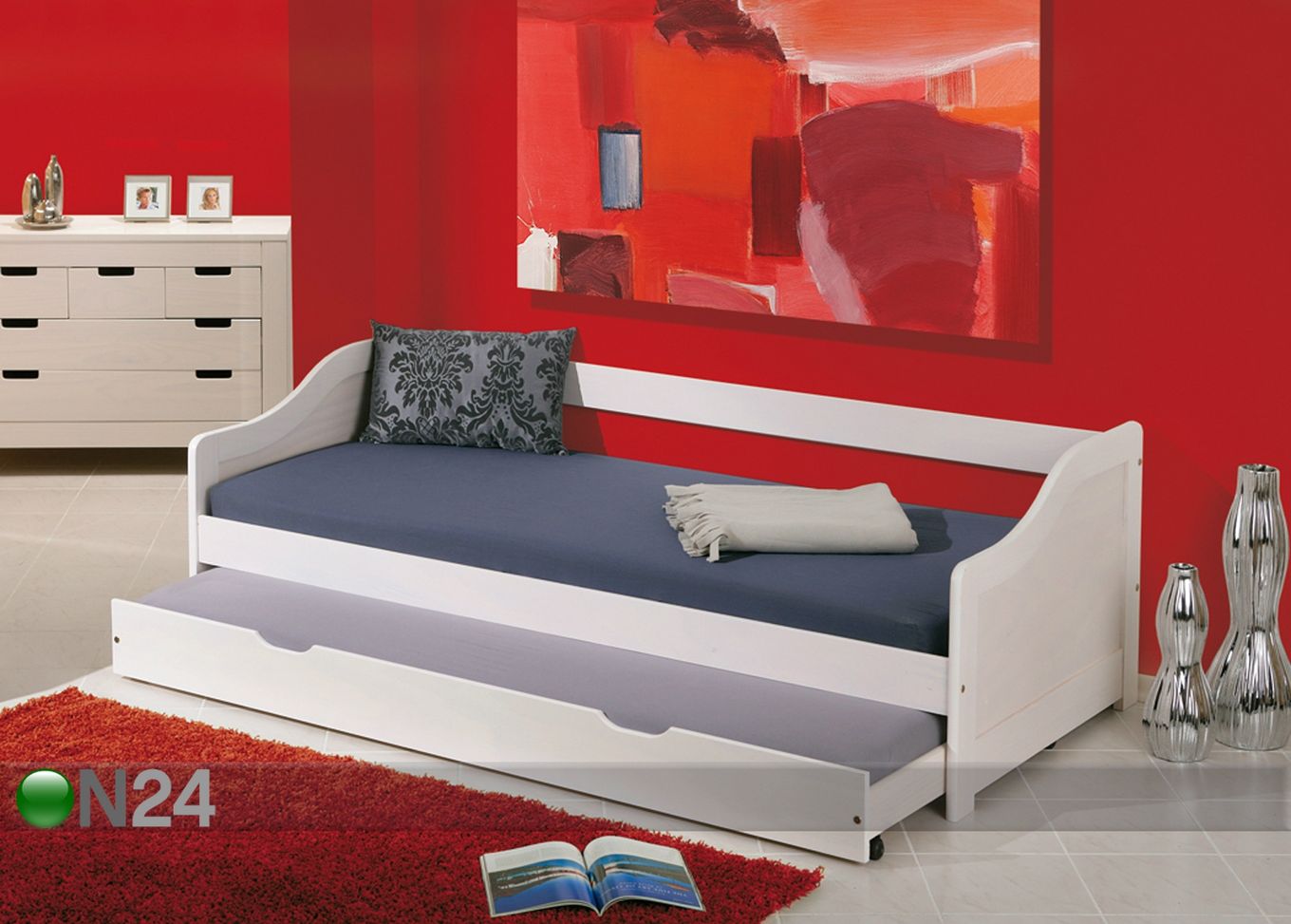 2-местная кровать Leonie 90x200 cm увеличить