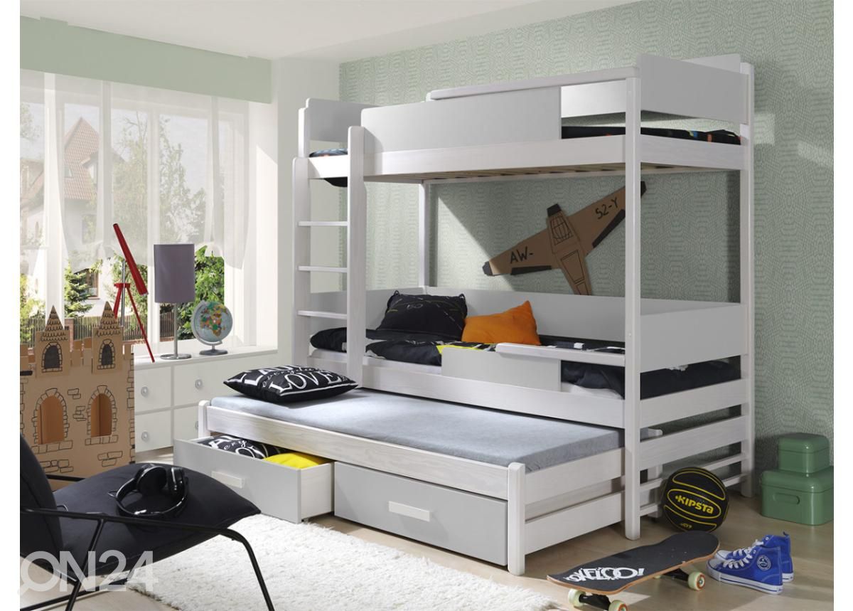 3-местная двухъярусная кровать 80x180 cm увеличить